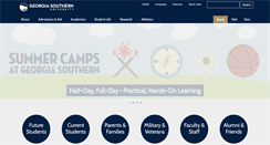 Desktop Screenshot of georgiasouthern.edu